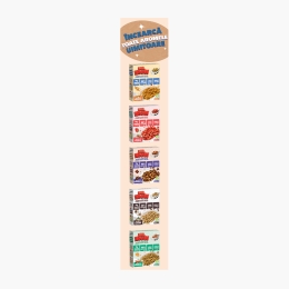 Cereale vegane cu aromă naturală de caramel sărat, cu 35% proteină, fără zahăr, low carb, fără gluten 250g