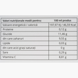 Suc de mere și coacăze roșii, bag in box 2l