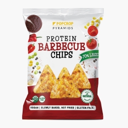 Chipsuri cu proteină de mazăre și aromă de barbecue, fără gluten 60g