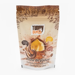 Alune de pădure învelite în ciocolată cu lapte și pudră de cacao 100g