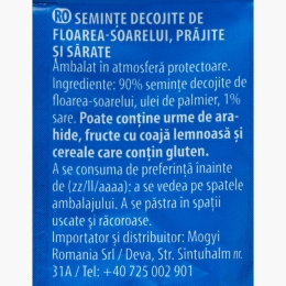 Semințe de floarea-soarelui decojite, prăjite și sărate 100g