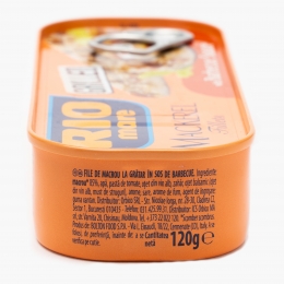File de macrou la grătar în sos de barbecue 120g