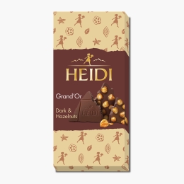 Ciocolată amăruie cu alune de pădure 100g