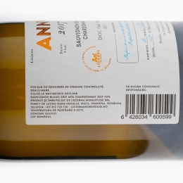 Vin alb sec Sauvignon Blanc & Chardonnay, 13.2%, 0.75l