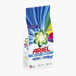 Detergent de rufe pudră Touch of Lenor Color 80 spălări, 8kg