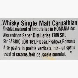 Whisky Fetească Neagră, Single Malt, 46%, 700ml + cutie
