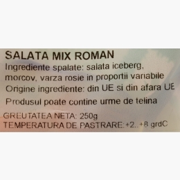 Salată Mix Roman 250g