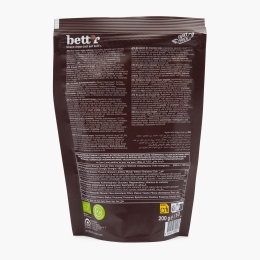 Picături eco de ciocolată neagră Choco drops, vegan 200g
