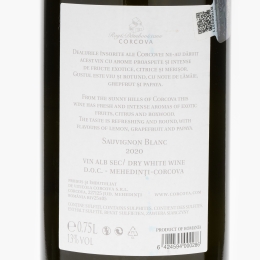 Vin alb sec Sauvignon Blanc, 13%, 750ml