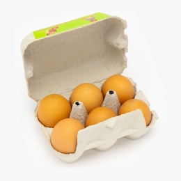 Ouă mărimea L cod 2, 6 buc 