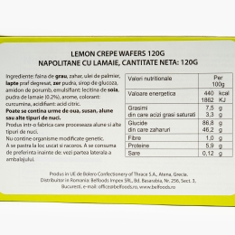 Napolitane cu lămâie 120g