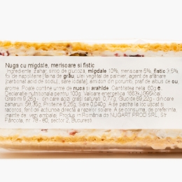 Nuga cu migdale, merișoare și fistic 60g