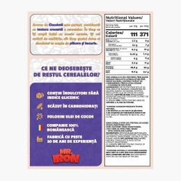 Cereale vegane cu aromă de ciocolată, cu 35% proteină, fără zahăr, low carb, fără gluten 250g