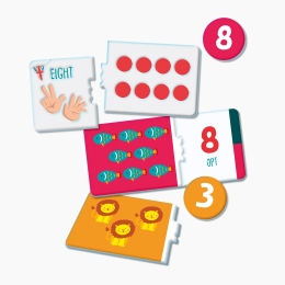 Joc educativ Numerele, 3-5 ani