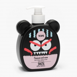 Săpun natural de mâini pentru copii, Cocos și mentă 400ml