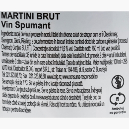 Vin spumant alb brut, 11.5%, 0.75l