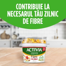 Iaurt Mic dejun cu căpșuni și fulgi de cereale 163g