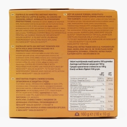 Salted Caramel 16 băuturi, capsule compatibile Dolce Gusto