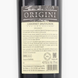 Vin roșu dulce Cabernet Sauvignon, 13%, 500ml 