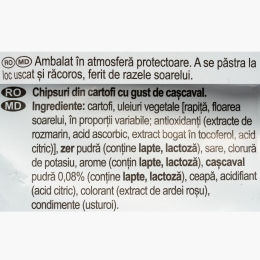 Chipsuri din cartofi cu sare 125g