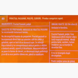 Fructul pasiunii cuburi 400g