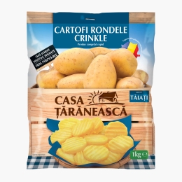 Cartofi rondele Crinkle 1kg