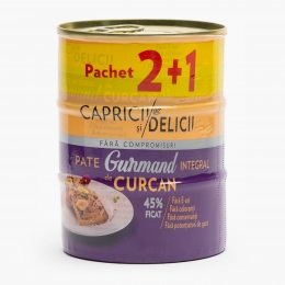 Pachet 2+1: Pate de curcan 3x115g