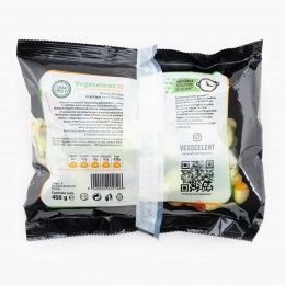 Mix de legume broccoli, zucchini, ardei Kapia și varză de Bruxelles 450g