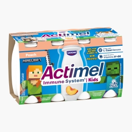 Iaurt de băut cu piersică 8x100g