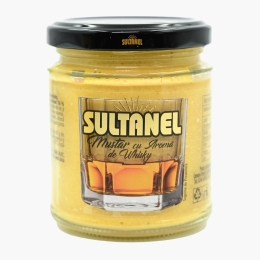 Muștar cu aromă de whisky 190g