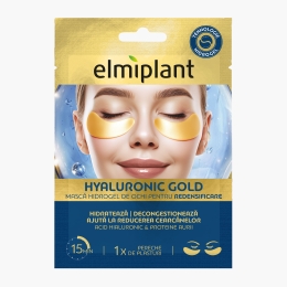 Mască hidrogel pentru ochi cu acid hialuronic și proteine aurii, Hyaluronic Gold