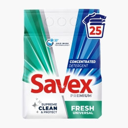Detergent de rufe pudră Premium Fresh, 25 spălări, 2kg