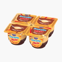 Budincă Twix cu biscuiți, caramel și ciocolată 4x115g