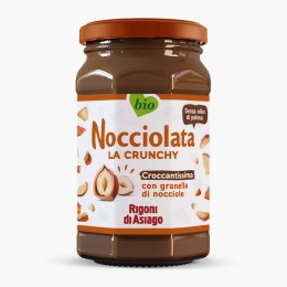 Cremă BIO de cacao și alune de pădure Nocciolata Crunchy 250g