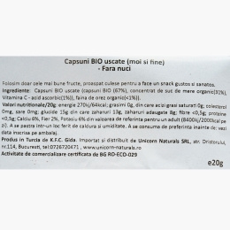 Căpșuni uscate eco 20g