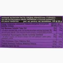 Napolitană eco cu cremă de alune și cacao, fără zahăr adăugat 30g