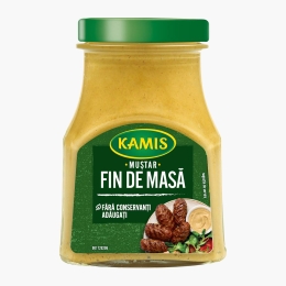 Muștar fin de masă 185g