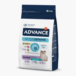 Hrană uscată pentru pisici sterilizate, cu curcan, Hairball, 1.5kg