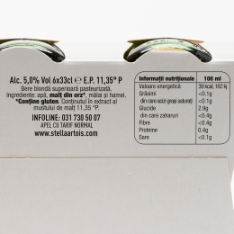 Bere blondă sticlă 6x330ml (5+1)