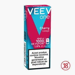 Capsulă pentru țigară electronică Cherry 1.8%, 20mg/ml nicotină, 1000 puffs