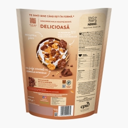 Cereale integrale de grâu și ovăz cu ciocolată 425g