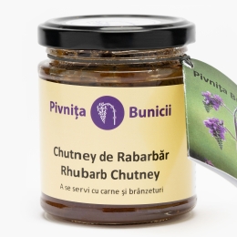 Chutney de rabarbăr 190g