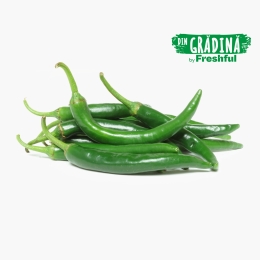 Ardei iuți Chayenne verzi eco 100g