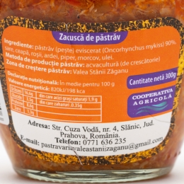 Zacuscă din păstrăv afumat 300g