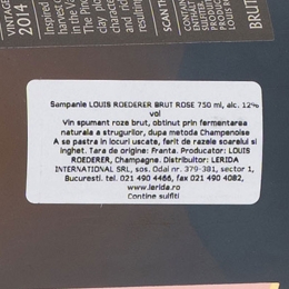 Șampanie Brut Rose Vintage, 12%, 750ml