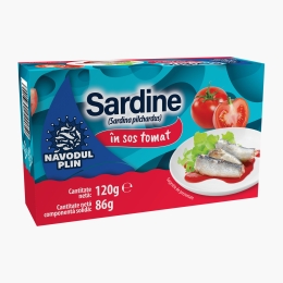 Sardine în sos tomat 120g
