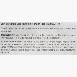 Biscuiți organici pentru câini The famous bedtime biscuits 80g