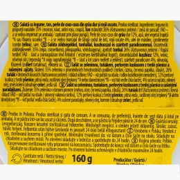 Salată cu ton, cous-cous și legume 160g