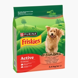 Hrană uscată pentru câini adulți, 2.4kg, Active cu vită