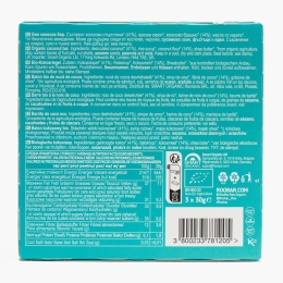 Batoane eco cu cocos, vegan, fără gluten, fără zahăr adăugat 3x30g